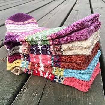 Amazon.com: YZKKE 5Pack Womens Vintage Winter Soft Warm